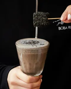 Picture of dish Black Sesame Hot Chocolate at Boba Run