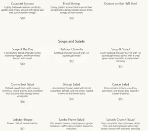 Lavash Seaside Grill - Middle Eastern restaurant in Richmond – fine dining dishes, interior photos, and ambiance.