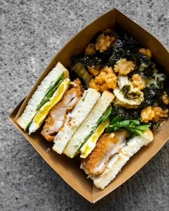 Picture of dish Chicken Katsu Sando at Bovine Rice Bowls
