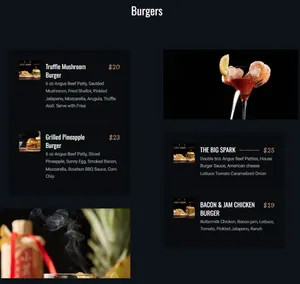 Spark Kitchen and Bar - KTV & Club restaurant in Richmond – fine dining dishes, interior photos, and ambiance.