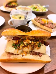 Stackhouse Steak Sandwich Davie St - North American restaurant in Downtown Vancouver – fine dining dishes, interior photos, and ambiance.