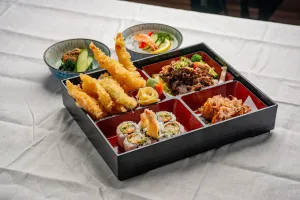 Picture of dish Sushi and Sashimi Bento at Sushiyama