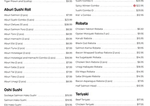 Kiku Sushi Downtown - Japanese & Sushi restaurant in Downtown Vancouver – fine dining dishes, interior photos, and ambiance.