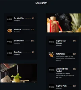 Spark Kitchen and Bar - KTV & Club restaurant in Richmond – fine dining dishes, interior photos, and ambiance.