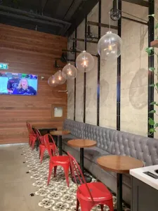 Railtown Cafe Granville St - North American restaurant in Downtown Vancouver – fine dining dishes, interior photos, and ambiance.