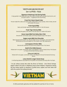 Crab Hot Lau Granville - Vietnamese restaurant in Vancouver – fine dining dishes, interior photos, and ambiance.