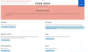 The Crab Shop - Burger & Fried Chicken restaurant in Vancouver – fine dining dishes, interior photos, and ambiance.