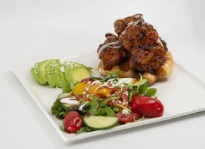 Picture of dish Spicy Honey Chicken Waffles at Cathy's Cafe