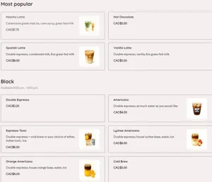 Penny Penny Coffee - Cafe restaurant in Vancouver – fine dining dishes, interior photos, and ambiance.