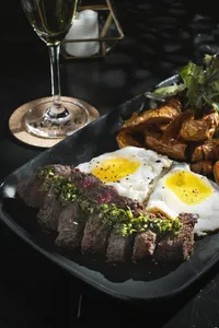 Blaze Gourmet Burgers - Burger & Fried Chicken restaurant in Vancouver – fine dining dishes, interior photos, and ambiance.