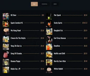 Spark Kitchen and Bar - KTV & Club restaurant in Richmond – fine dining dishes, interior photos, and ambiance.