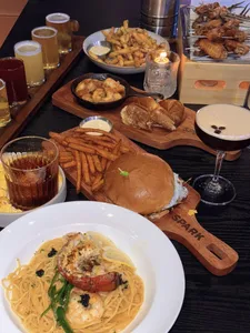 Spark Kitchen and Bar - KTV & Club restaurant in Richmond – fine dining dishes, interior photos, and ambiance.