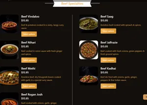 Akbar's Own Cuisine of India - Indian restaurant in Vancouver – fine dining dishes, interior photos, and ambiance.