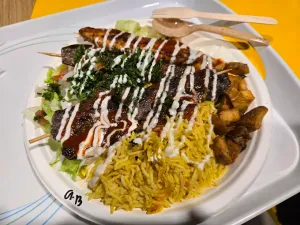 BASHA Waterfront Centre - Middle Eastern restaurant in Downtown Vancouver – fine dining dishes, interior photos, and ambiance.