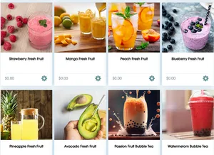 Picture of menu information at Poke N Chat