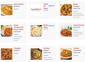 Picture of menu information at Himalayan Momo