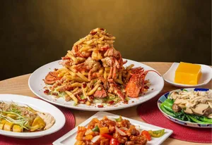 Image of meal deal Deluxe Typhoon Shelter Style Lobster Tower For 4-5 | $218