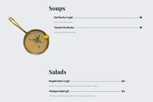 Swad Indian Kitchen - Indian restaurant in Vancouver – fine dining dishes, interior photos, and ambiance.