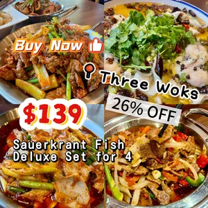 Review photo uploaded by DEALS 团购 at Three Woks