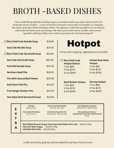 Crab Hot Lau Granville - Vietnamese restaurant in Vancouver – fine dining dishes, interior photos, and ambiance.