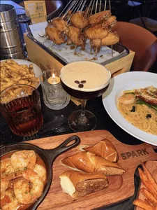 Spark Kitchen and Bar - KTV & Club restaurant in Richmond – fine dining dishes, interior photos, and ambiance.