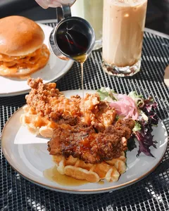 Blaze Gourmet Burgers - Burger & Fried Chicken restaurant in Vancouver – fine dining dishes, interior photos, and ambiance.