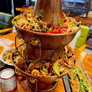 Kuan Zhai Road Kingsway BBQ House - Szechuan Spicy restaurant – fine dining dishes, interior photos, and ambiance.