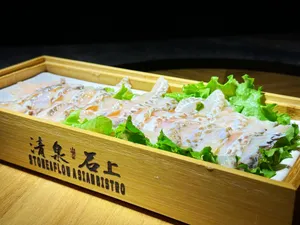 Picture of dish Sliced Black Snakehead Fillet at Stone and Flow Asian Bistro