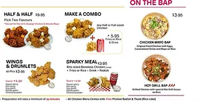 Sparky Chicken - Korean restaurant in Vancouver – fine dining dishes, interior photos, and ambiance.