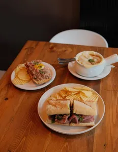 Stackhouse Steak Sandwich Davie St - North American restaurant in Downtown Vancouver – fine dining dishes, interior photos, and ambiance.