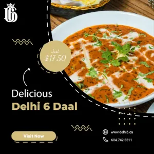 Delhi-6 Indian Bistro - Indian restaurant in Vancouver – fine dining dishes, interior photos, and ambiance.