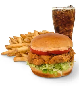 Chick'n Xpress Willowbrook - Burger & Fried Chicken restaurant – fine dining dishes, interior photos, and ambiance.