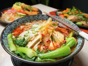 The Hestia Veggie - Vegan restaurant in Downtown Vancouver – fine dining dishes, interior photos, and ambiance.
