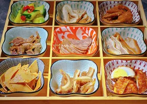 Picture of dish Assorted Braised Medley (9 Gried) at Stone and Flow Asian Bistro