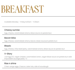 Blaze Gourmet Burgers - Burger & Fried Chicken restaurant in Vancouver – fine dining dishes, interior photos, and ambiance.