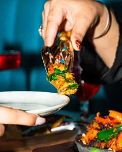 P2P indian restaurant Yaletown - Indian restaurant in Downtown Vancouver – fine dining dishes, interior photos, and ambiance.