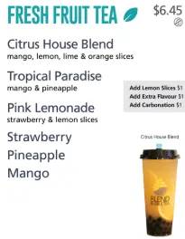 Blend Bubble Tea - Bubble Tea restaurant – fine dining dishes, interior photos, and ambiance.