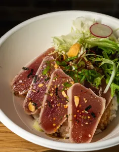 Bovine Rice Bowls - Asian restaurant in Downtown Vancouver – fine dining dishes, interior photos, and ambiance.