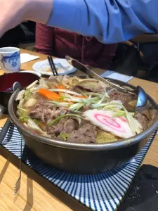 Sukiyaki Beef Hot Pot at Kyuzo