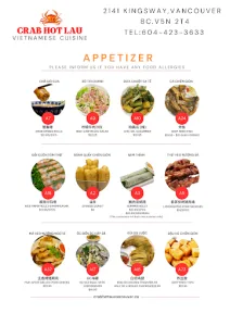 Crab Hot Lau Kingsway - Vietnamese restaurant in Burnaby – fine dining dishes, interior photos, and ambiance.