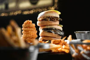 Blaze Gourmet Burgers - Burger & Fried Chicken restaurant in Vancouver – fine dining dishes, interior photos, and ambiance.