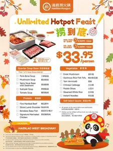 information at Haidilao Hotpot