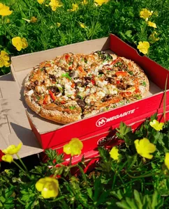 Megabite Pizza Granville St - Pizza restaurant in Vancouver – fine dining dishes, interior photos, and ambiance.