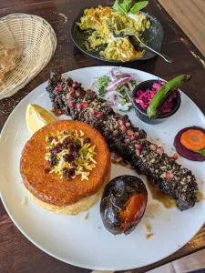 Miraas Restaurant & Bar - Middle Eastern restaurant in West Vancouver – fine dining dishes, interior photos, and ambiance.