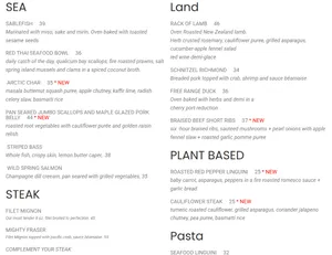 Steveston Seafood House - Seafood restaurant in Richmond – fine dining dishes, interior photos, and ambiance.