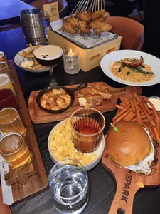 Spark Kitchen and Bar - KTV & Club restaurant in Richmond – fine dining dishes, interior photos, and ambiance.