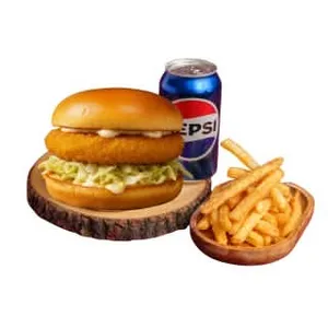 Picture of dish Chicken Burger Meal at Chick'n Xpress