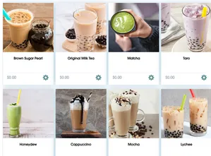 Picture of menu information at Poke N Chat