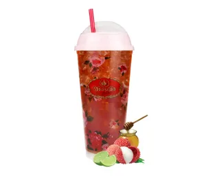 Picture of dish Lime Lychee Honey Rose Tea at Cha Tra Mue