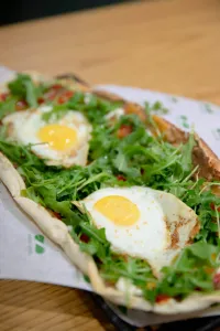 Picture of dish Kafta Supreme Flatbread at ZAATAR W ZEIT